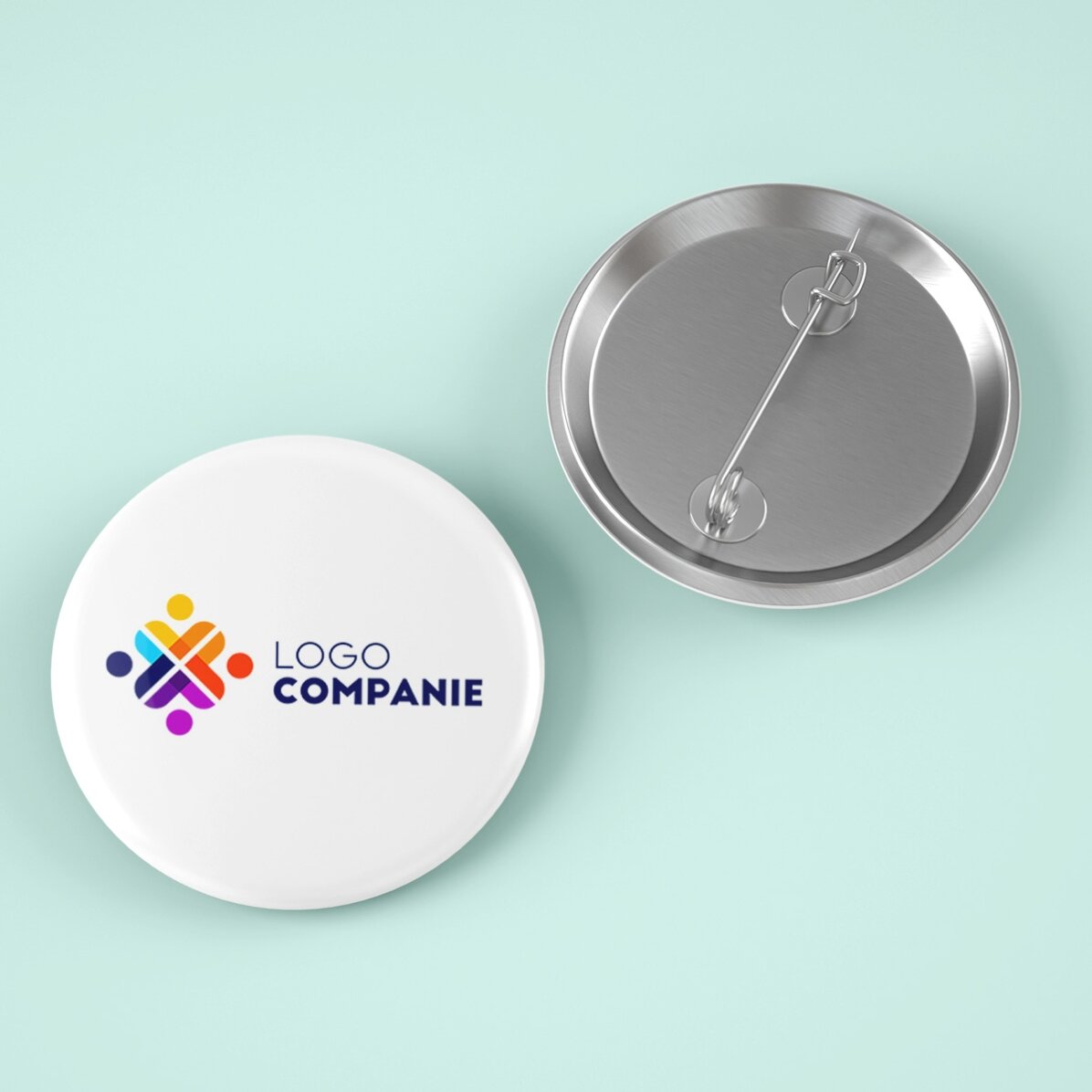 Insignă personalizată cu logo