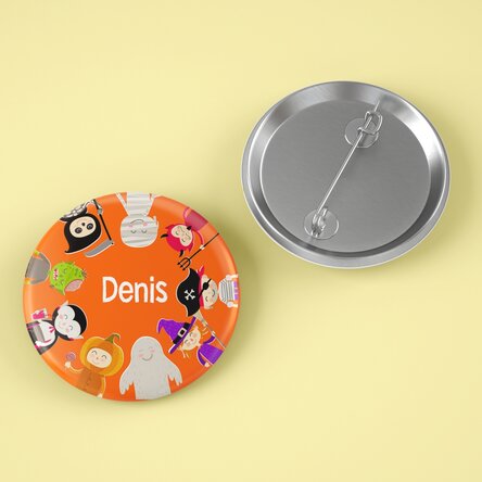 Insignă personalizată cu nume - Halloween