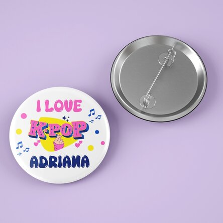 Insignă personalizată cu nume - Kpop