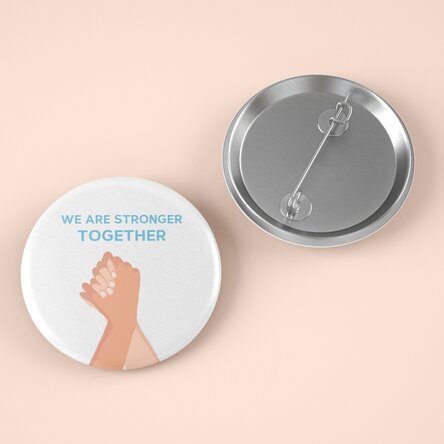 Insignă personalizată cu text - Together