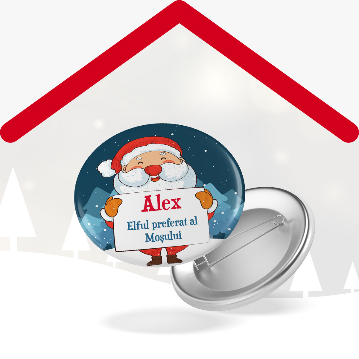 Insigne personalizate de Crăciun