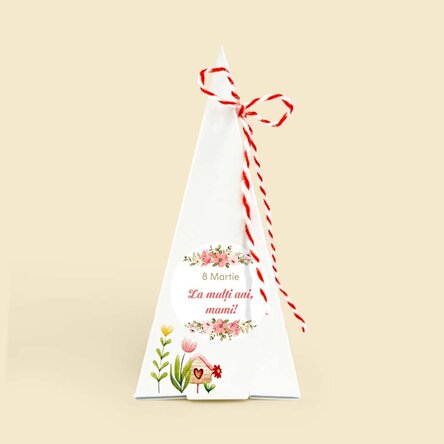 Kit de plantat flori - mărțișor personalizat cu text - Flowers