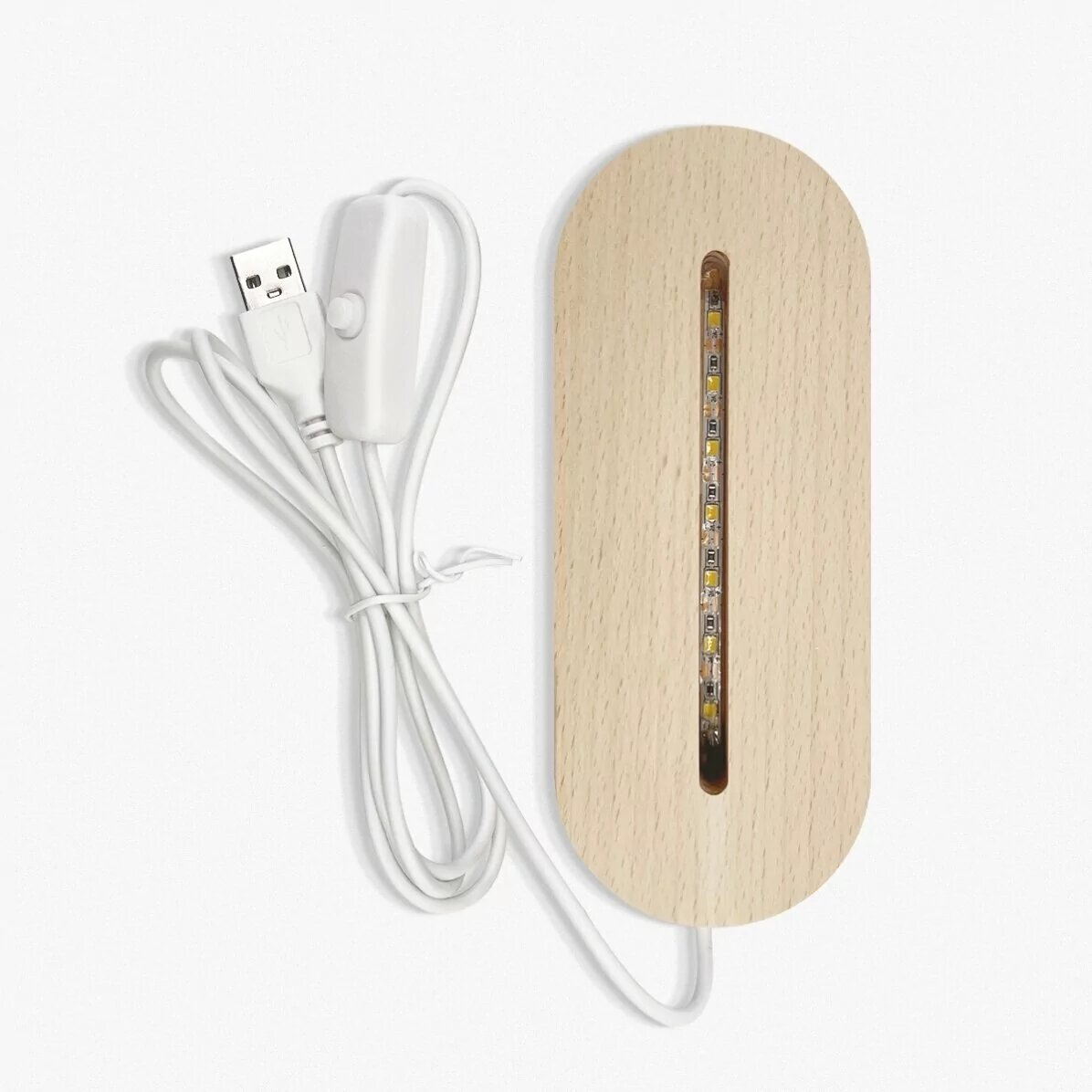 Lampă veghe LED inimă personalizată cu o poză și mesaj - Crăciun fericit