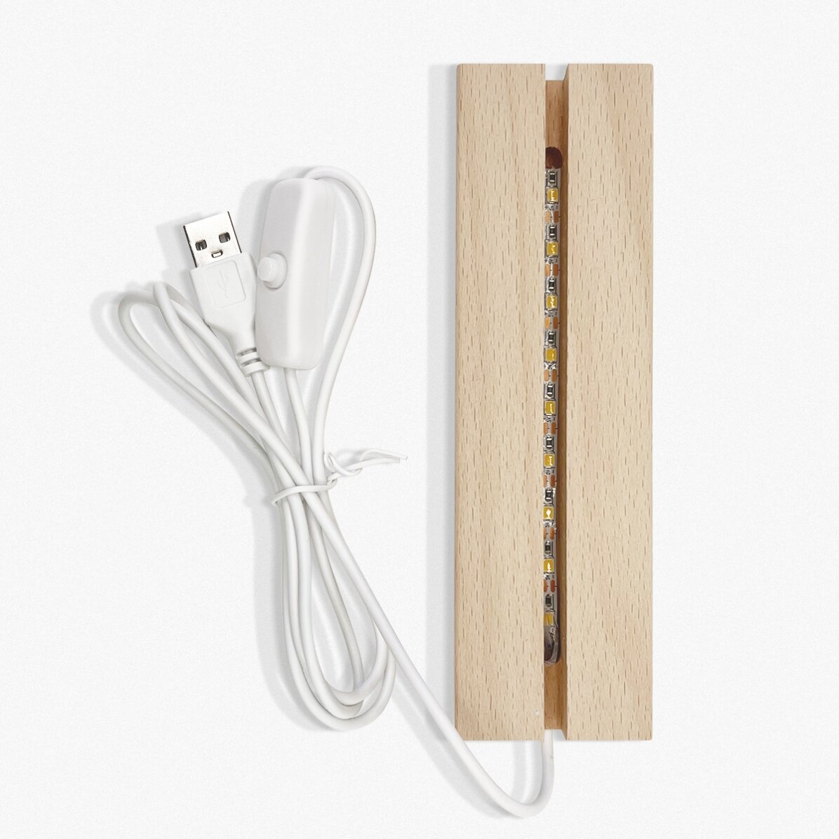 Lampă veghe LED personalizată cu nume și mesaj - Curcubeu