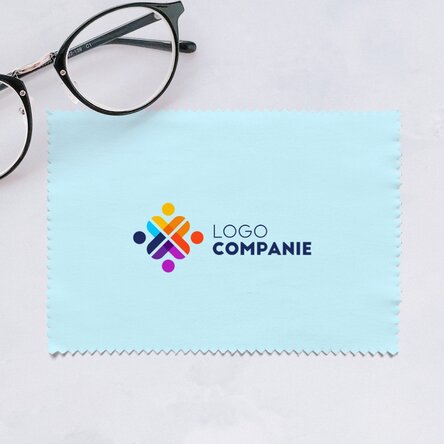 Lavetă pentru curățare ecrane/ochelari personalizată cu logo