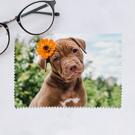 Lavetă personalizată cu o poză pentru curățare ecrane/ochelari