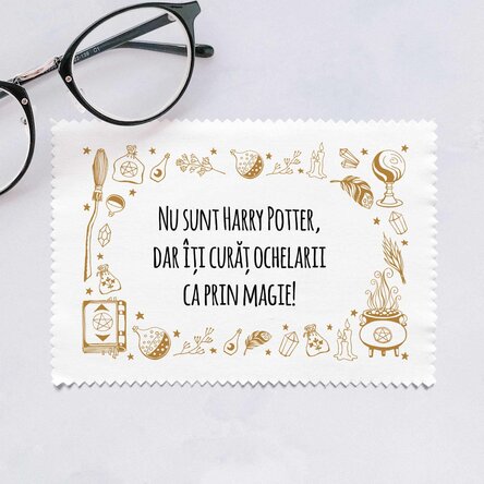 Lavetă personalizată pentru curățare ecrane/ochelari - Magie