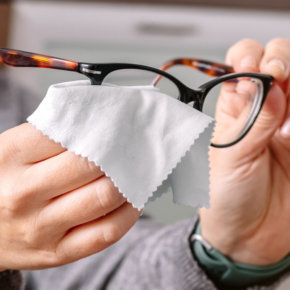 Lavetă personalizată pentru curățare ecrane/ ochelari - Cosmos