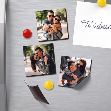 Magneți Foto - set de 12 bucăți la 6x6cm