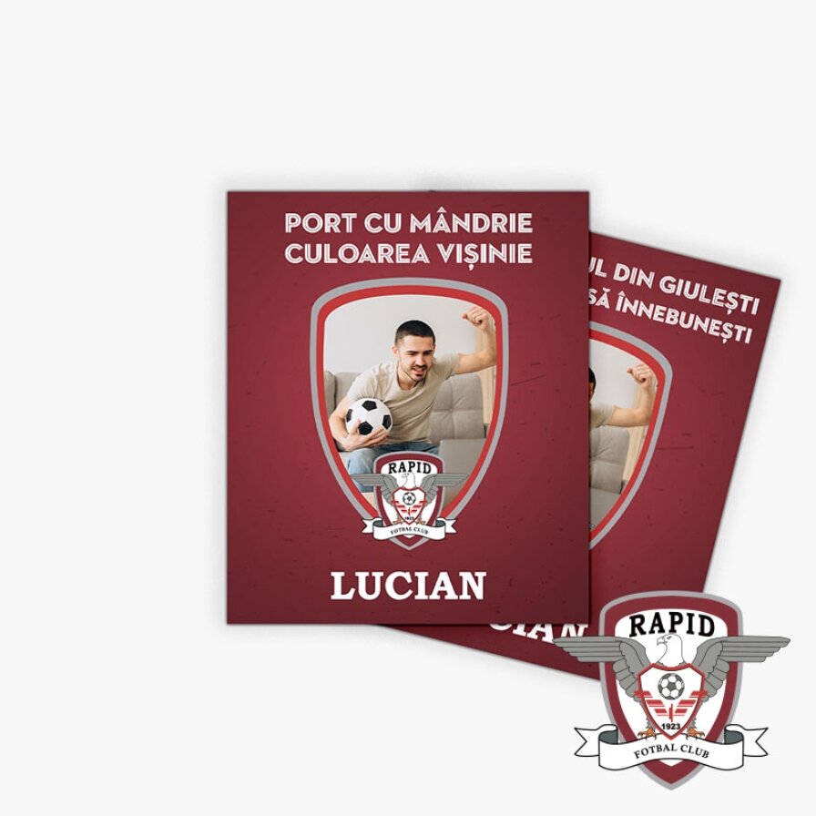 Magneți personalizați sub licență oficială - FC Rapid 1923