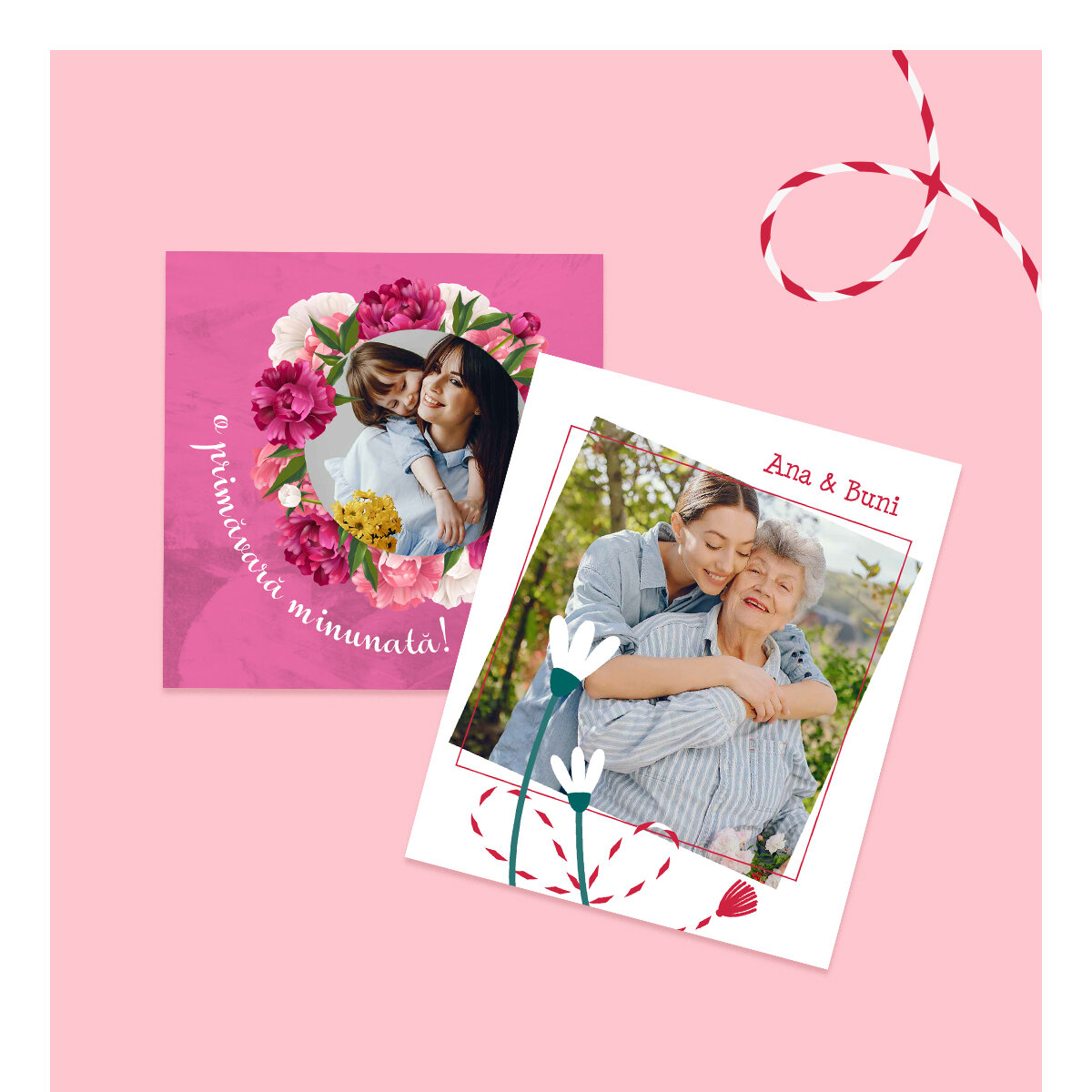 Magneți și poze personalizate pentru Mărțișor