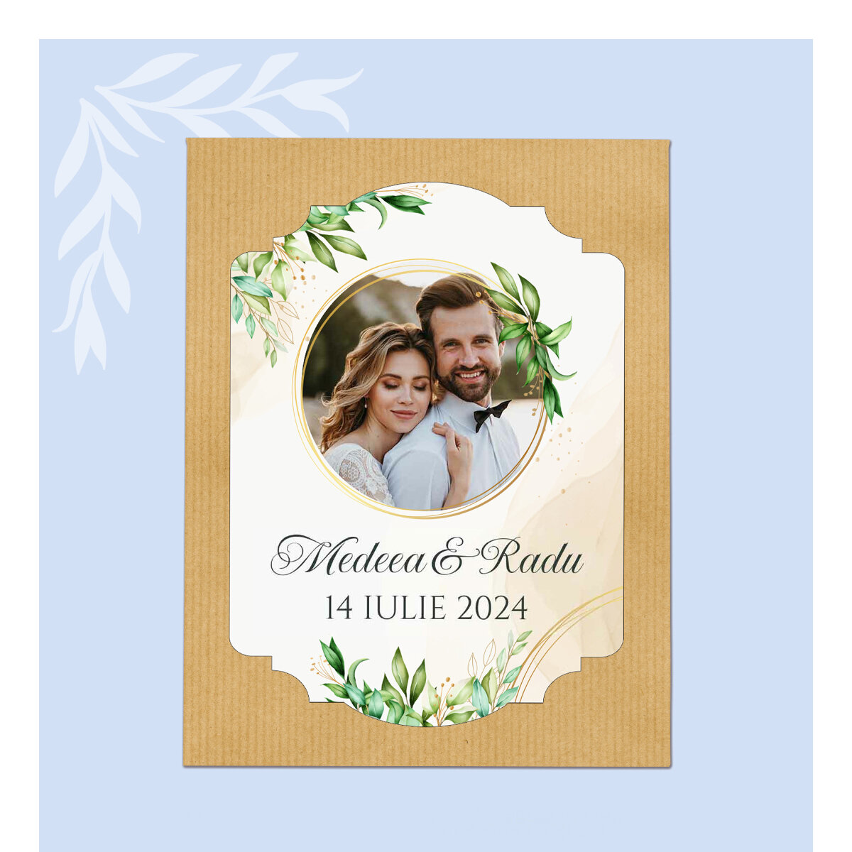 Mărturii plantabile personalizate pentru nuntă