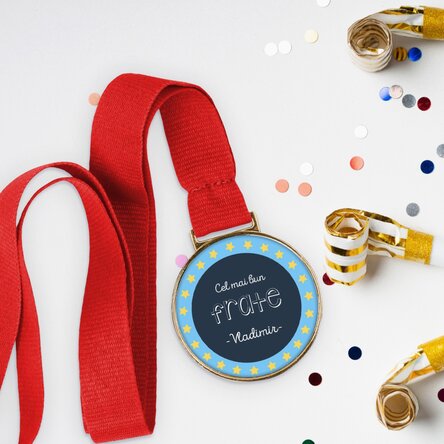 Medalie personalizată cu text - Cel mai bun