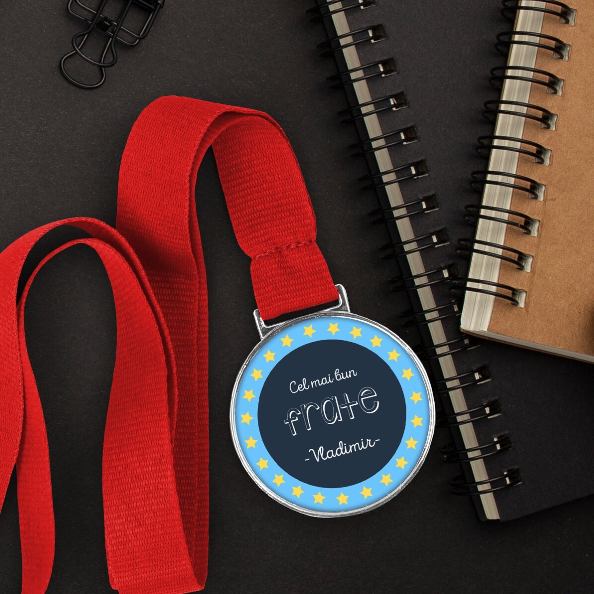 Medalie personalizată cu text - Cel mai bun