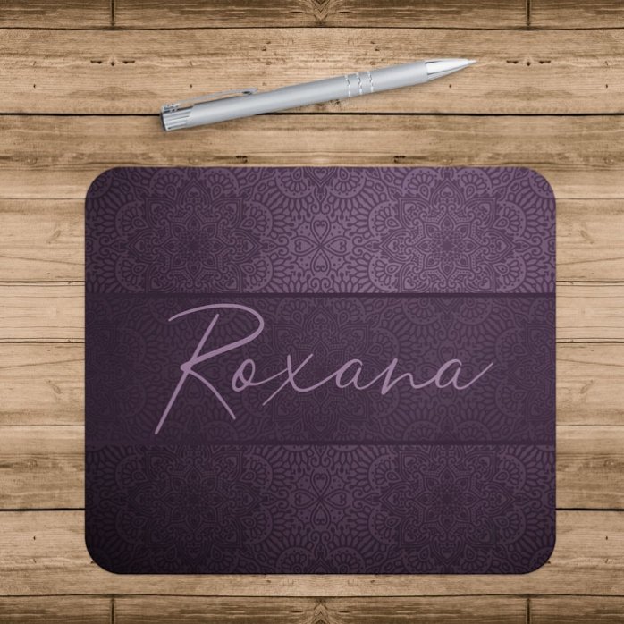Mouse pad personalizat cu nume