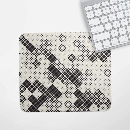 Mouse pad personalizat cu pattern geometric cu pătrate