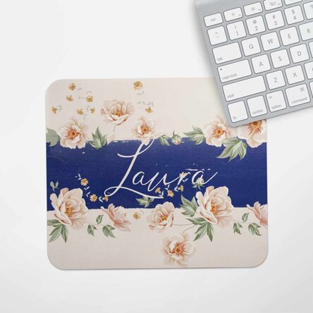 Mouse pad personalizat cu text - Watercolor
