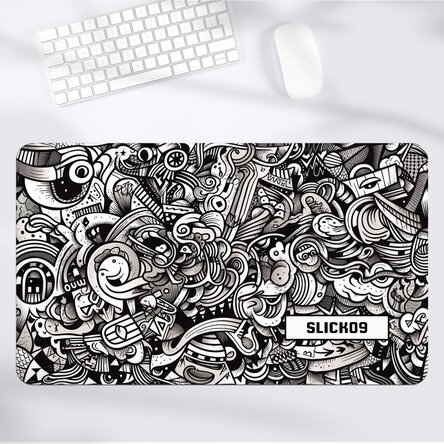 Mouse pad XXL personalizat cu text - Abstract Fantasy