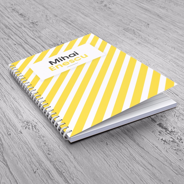 Notebook personalizat cu nume