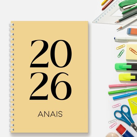 Notebook personalizat cu text - Daily Diary