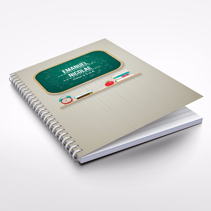 Notebook personalizat - Ediție de școală
