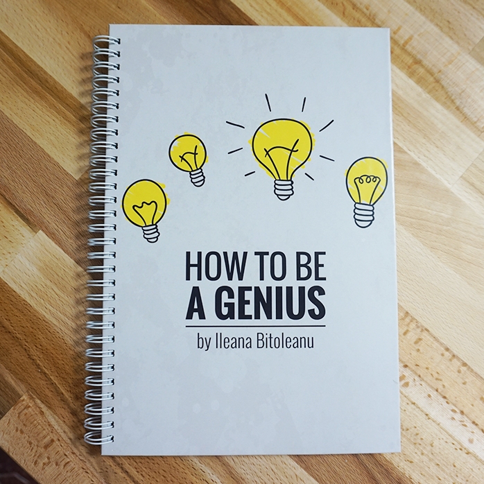 Notebook personalizat - How to be a genius