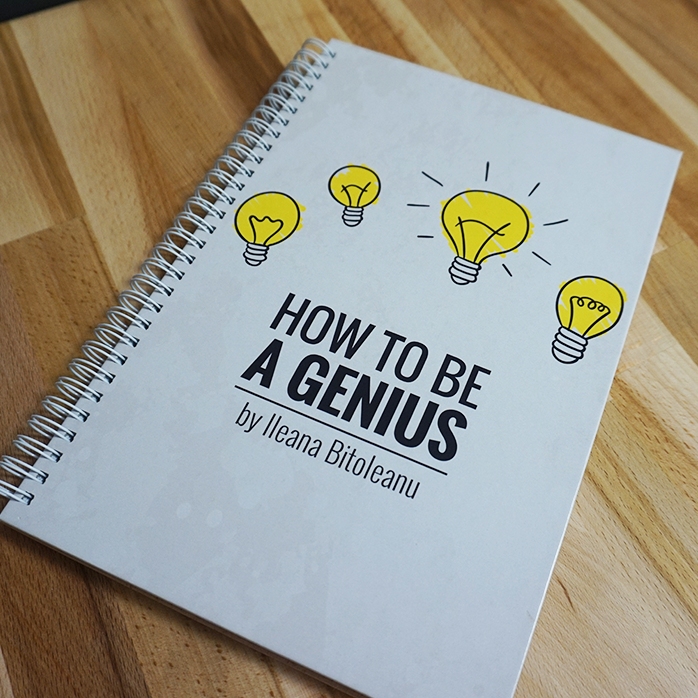 Notebook personalizat - How to be a genius