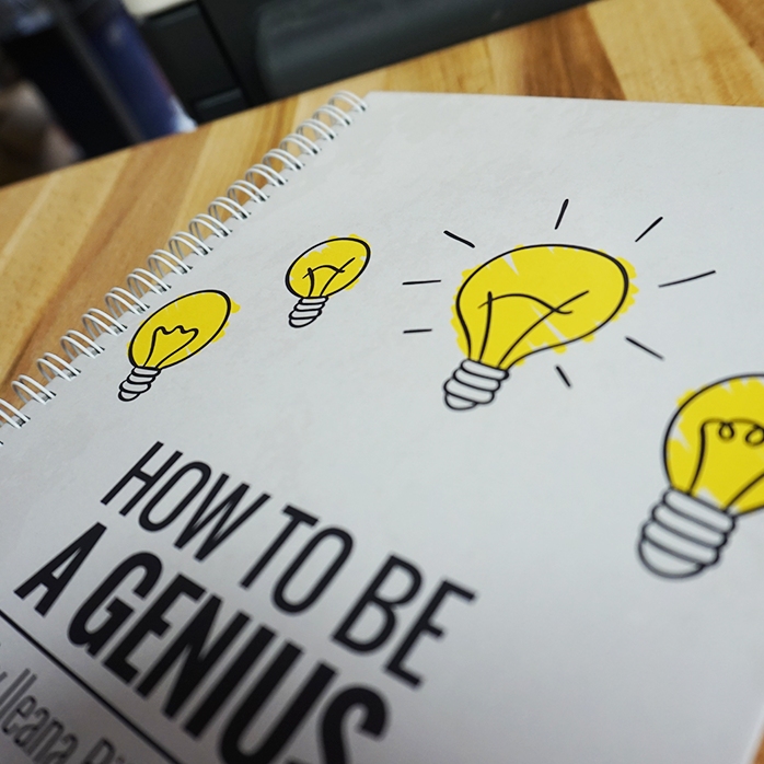 Notebook personalizat - How to be a genius