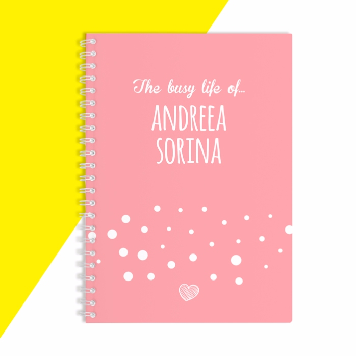 Notebook personalizat - The busy life of...