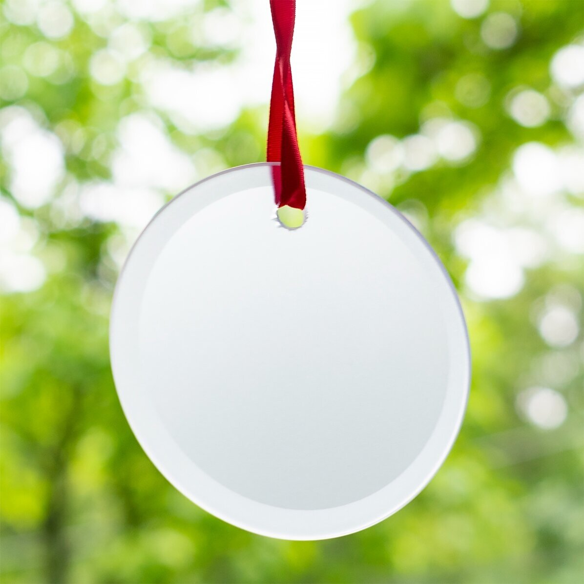 Ornament rotund personalizat cu text - Thank you (negru)