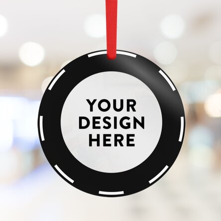 Ornament rotund personalizat cu grafica ta