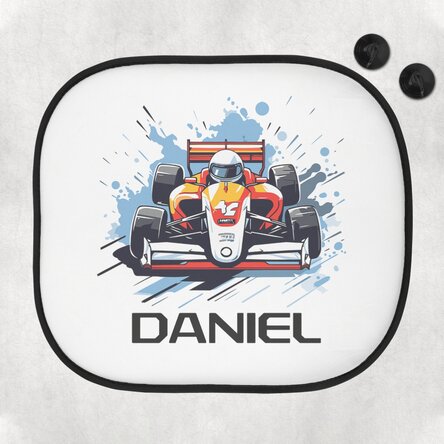 Parasolar auto personalizat cu text - Race