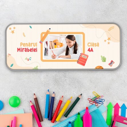 Penar personalizat cu o poză și numele copilului tău