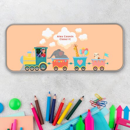 Penar personalizat cu o poză și text - Trenuleț