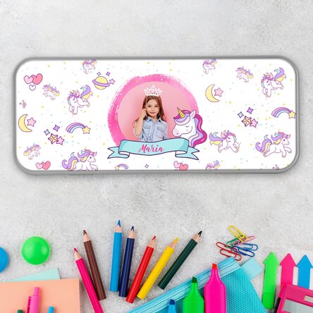 Penar personalizat cu o poză și text - Unicorn