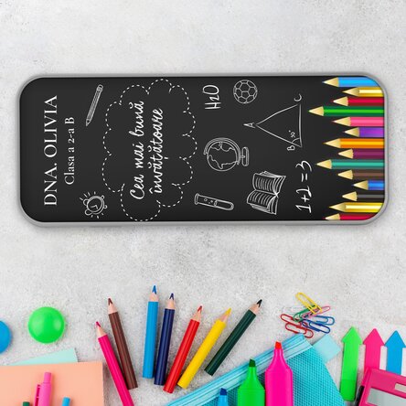 Penar personalizat cu text - Best teacher