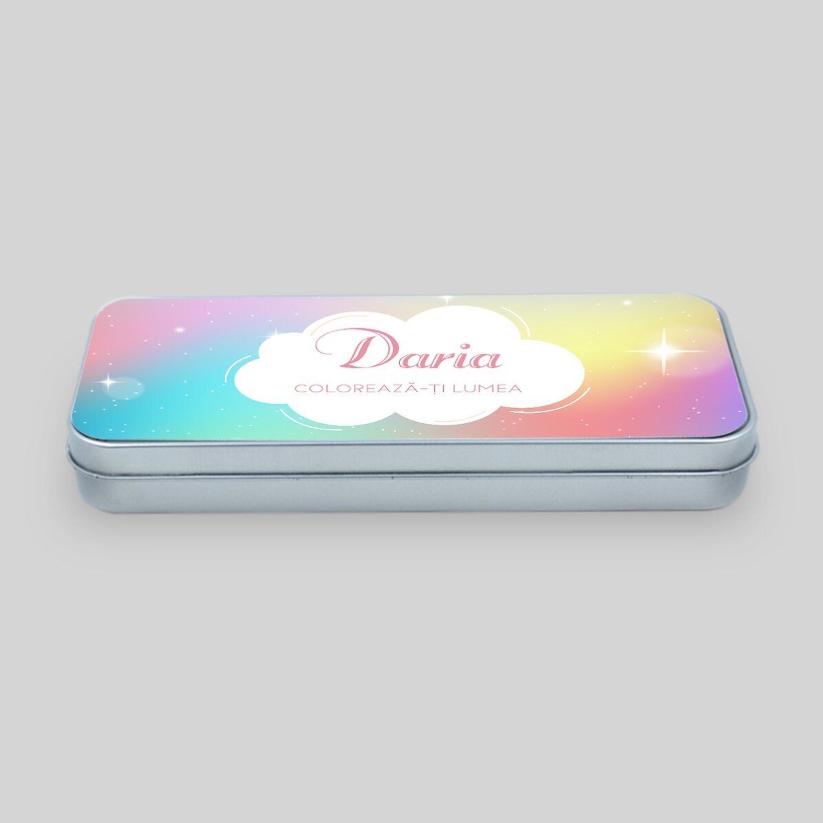 Penar personalizat cu text - Rainbow