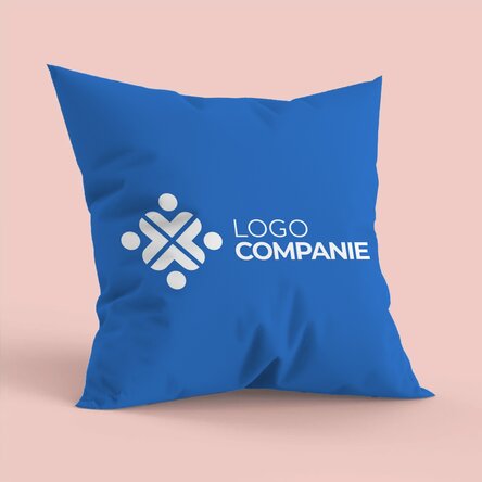 Pernă personalizată cu logo, format mare