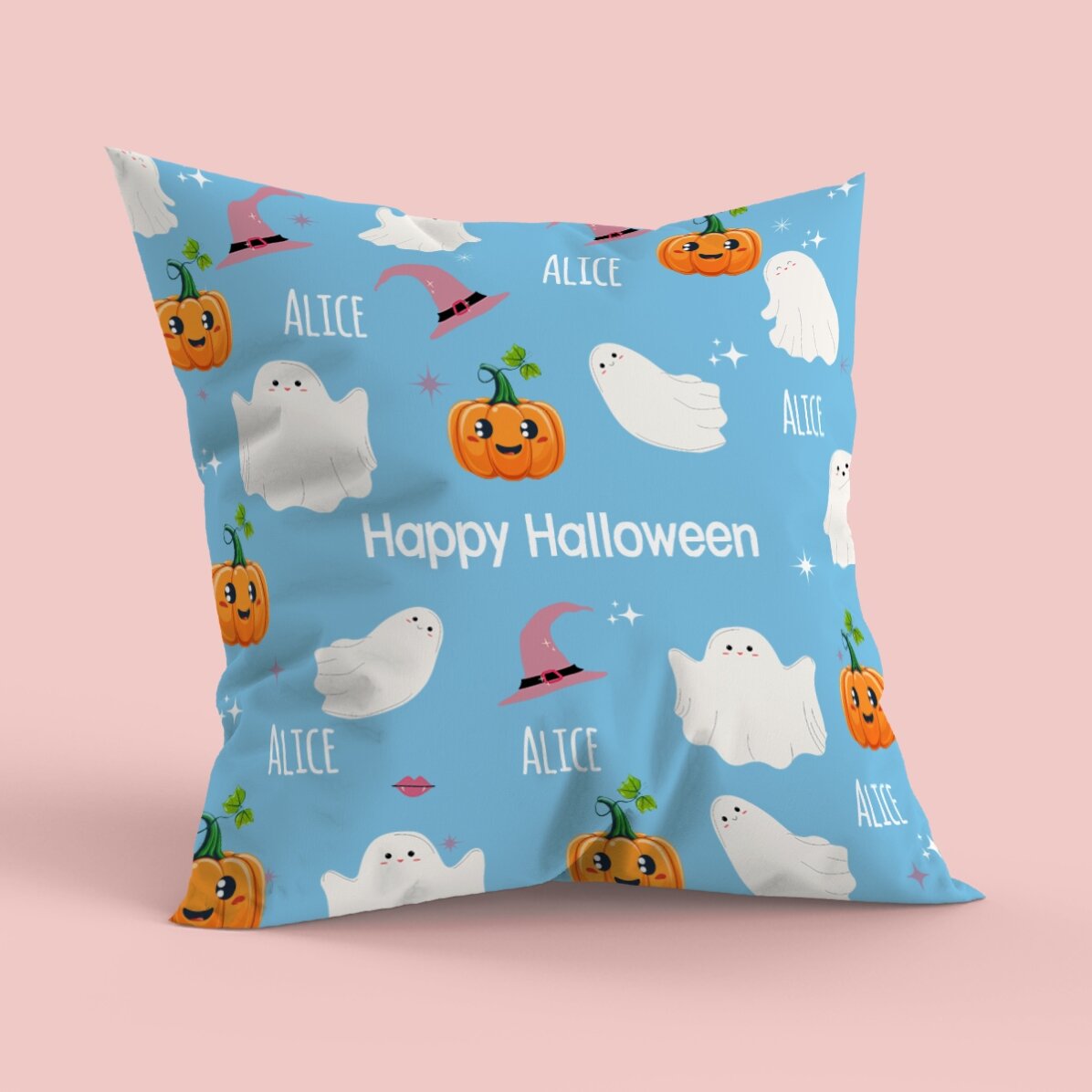 Pernă personalizată cu text - Cute Halloween