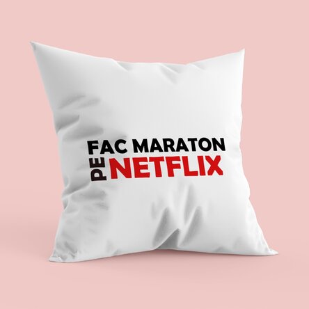 Pernă personalizată cu text - Maraton