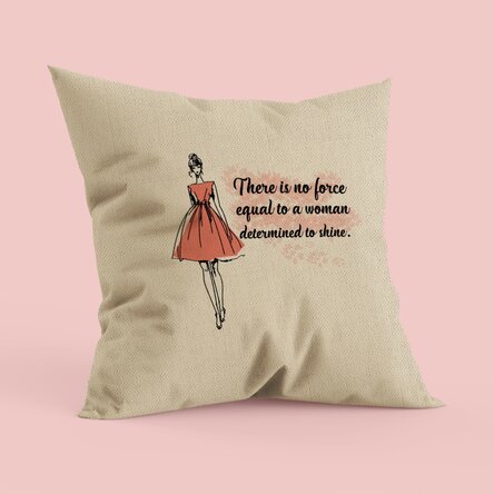 Pernă personalizată cu text - Silhouette - In