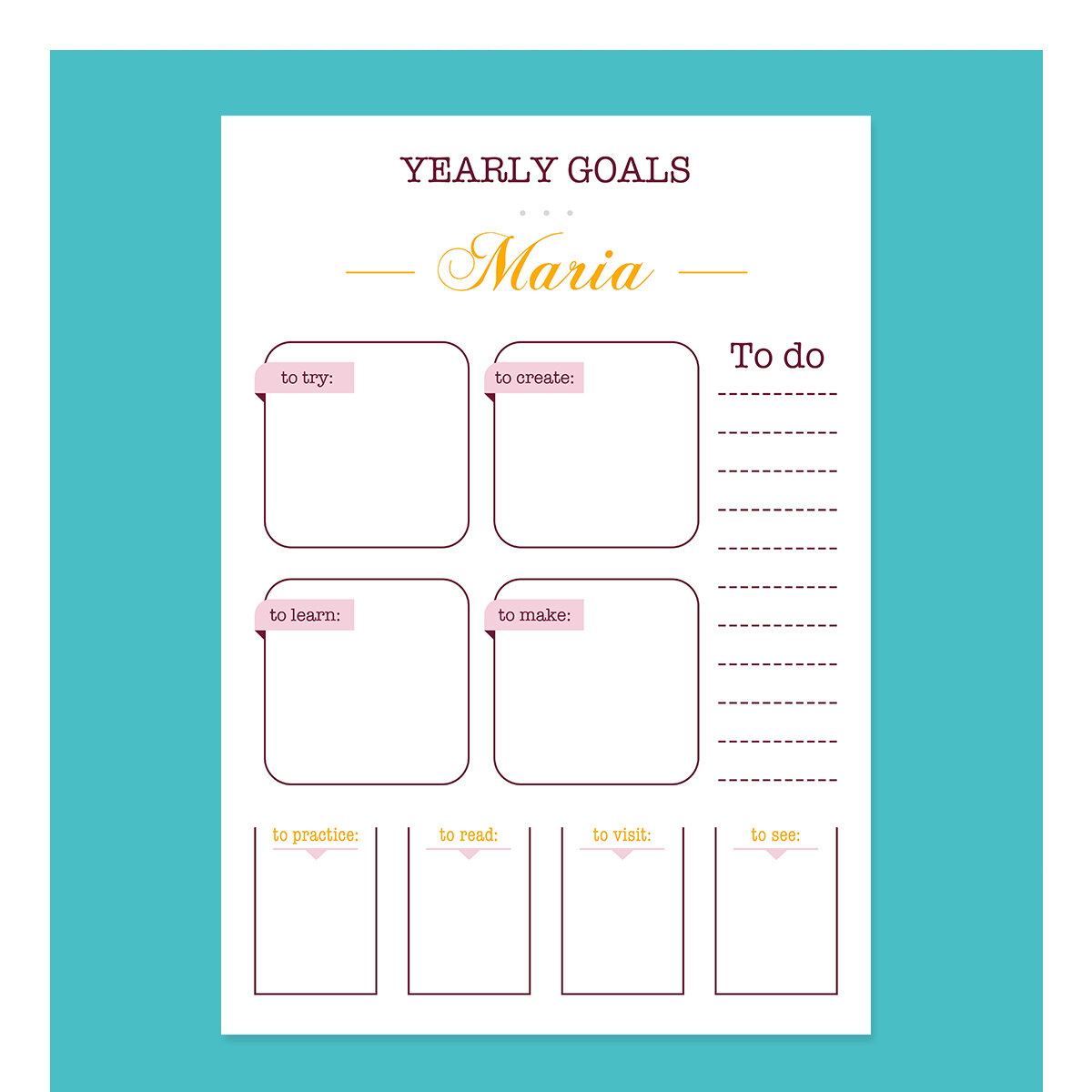 Plannere personalizate