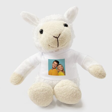 Pluș oaie personalizat cu o poză 