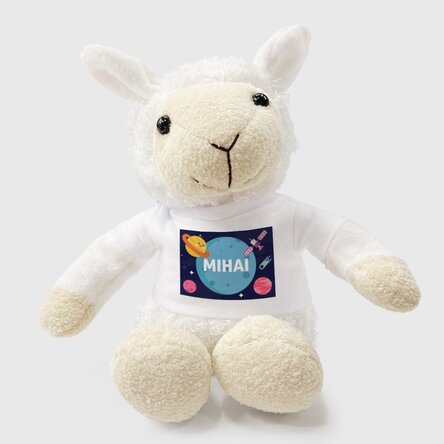 Pluș oaie personalizat - Space 