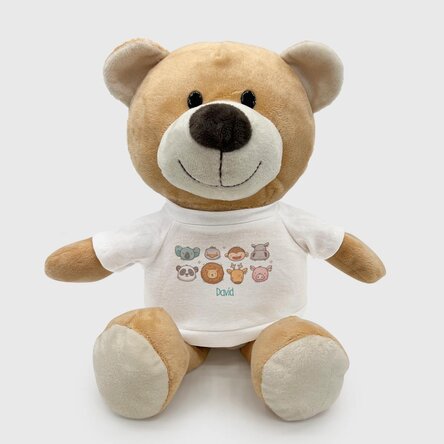 Pluș ursuleț personalizat cu nume - Animăluțe