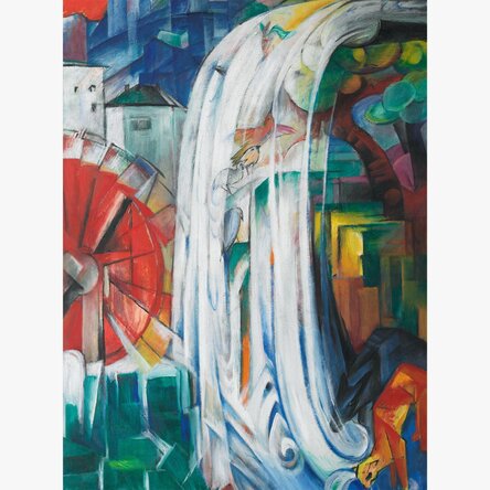 Poster Franz Marc, Moara fermecată 1913