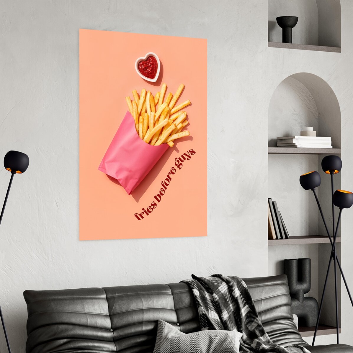 Poster Fries before guys