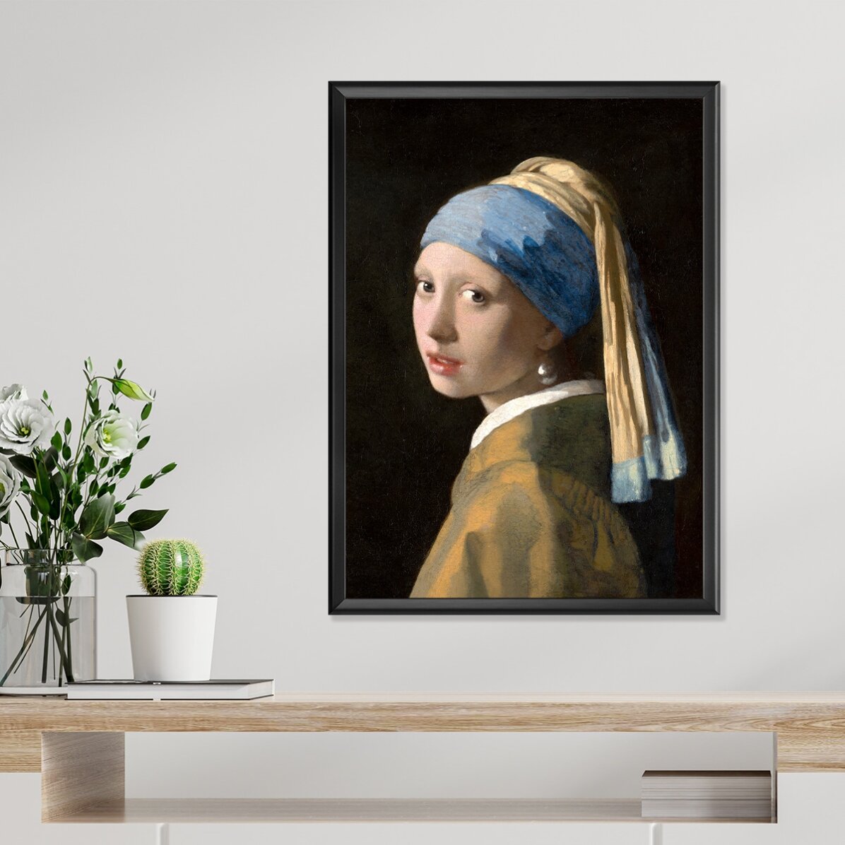 Poster Johannes Vermeer, Fata cu cercel de perlă 1665