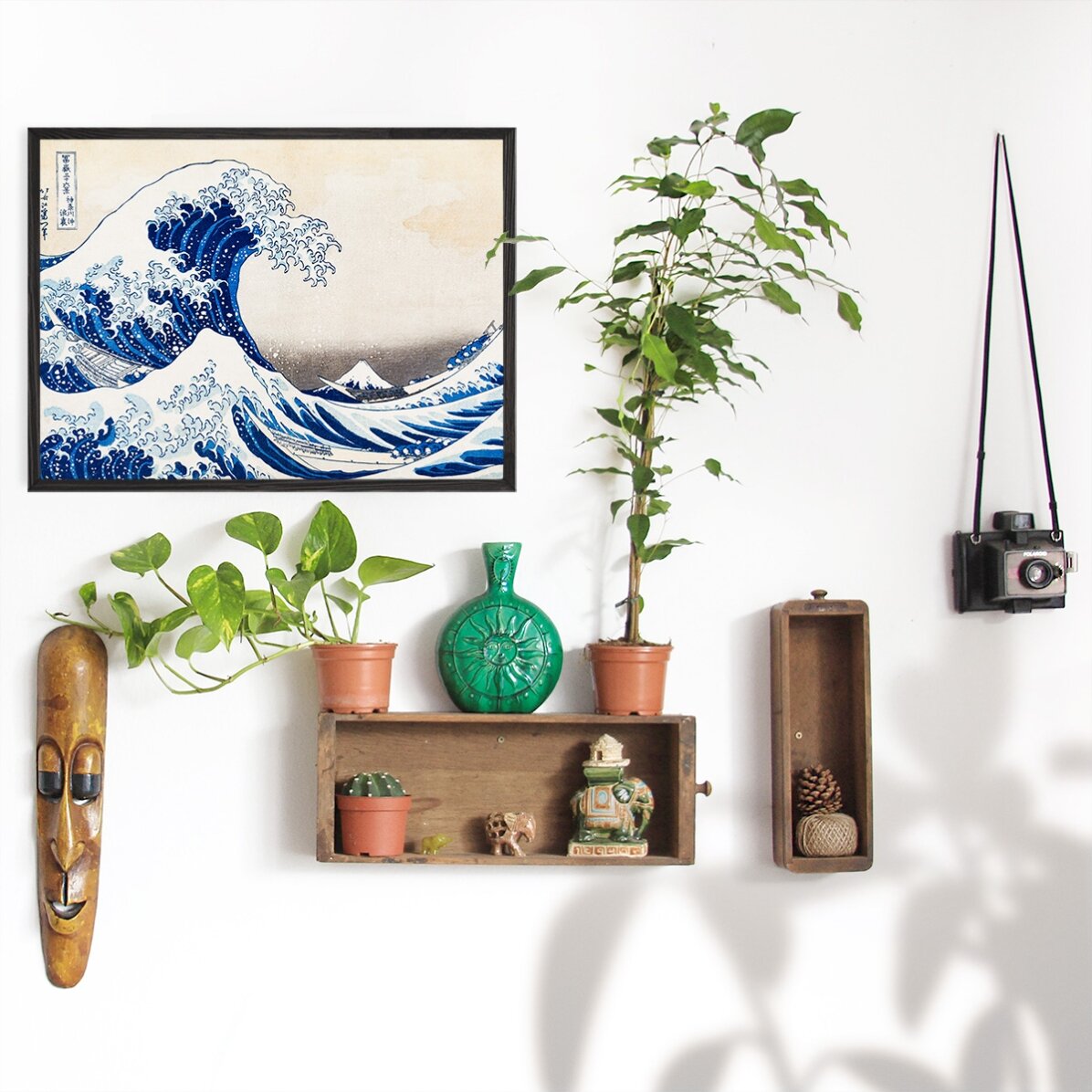 Poster landscape - Katsushika Hokusai - Marele val de la Kanagawa 1831