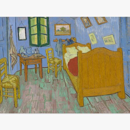 Poster landscape - Vincent van Gogh - Dormitorul, 1889